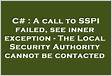 How to get the authority when using SSPI